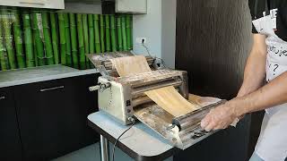 Dough sheeter Farina with rolling pins for winding dough [upl. by Georgette256]