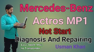 Mercedes Benz Actors Trucks Not start Problem of Wiring  Testing Wiring And wirind Xentry DAs [upl. by Atnoek]