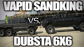 GTA V Vapid Sandking XL VS Benefactor Dubsta 6x6 [upl. by Aihtak308]