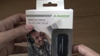 4K Unboxing Avantree Clipper Pro  Wireless ReceiverAdapter for Headphones [upl. by Nesrac103]