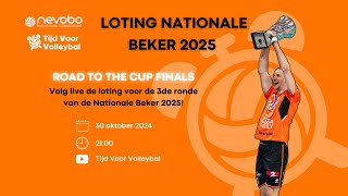 Loting 3de ronde Nationale Beker 2025 [upl. by Odama]