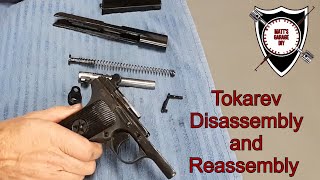 Tokarev TT33  TTC basic disassembly [upl. by Nannaihr]