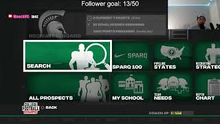 THE SPARTANS Michigan State dynasty rebuild Season 1 Ep 1 [upl. by Enyar]