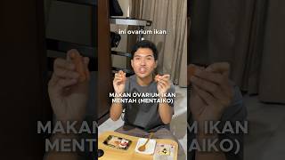 ovarium ikan bisa dimakan mentah mentaiko setauekida [upl. by Aitan360]