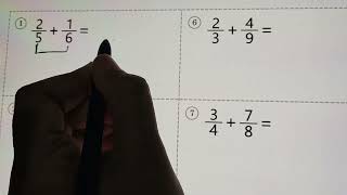 Adding Fractions with Unlike Denominators  Addition of fractions  Ayushi teacher [upl. by Weidar]