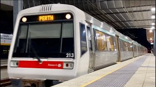 Transperth Train l ASeries l Perth Stadium Station [upl. by Hafital]