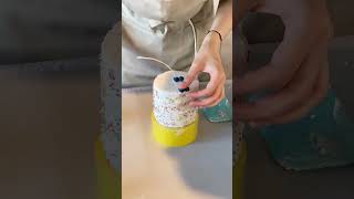 Candle Cake selber machen  Dessertkerze aus Sojawachs Tutorial [upl. by Arorua445]