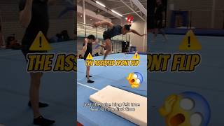 The Assisted Front Flip challenge challengeaccepted flip tricking acrobatics gymnastics fyp [upl. by Eitsym283]