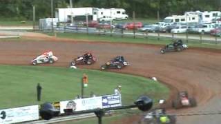 USAC Sprint Car Heat 4 from Bloomington Speedway 71709 [upl. by Frasch967]