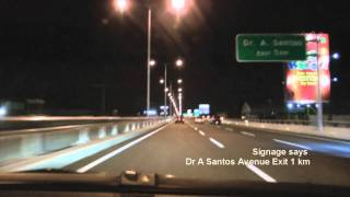 Manila Skyway Stage 2  Dr A Santos Avenue  Sucat Exit opening SKYWAY SUCAT [upl. by Littell291]