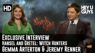 Gemma Arterton amp Jeremy Renner Exclusive Interview  Hansel amp Gretel Witch Hunters [upl. by Imray]