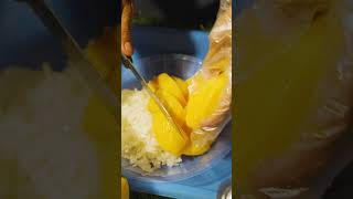 Thai Mango Sticky Rice 🥭  Thai Food  Thailand  Chiang Mai shorts [upl. by Allmon]