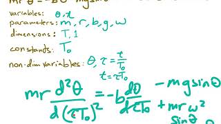 Nondimensionalization example [upl. by Shanna583]