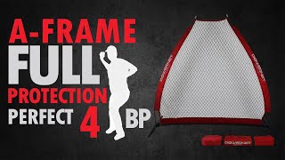 PowerNet Portable Baseball Pitching Screen 7 X 7 Bow Style [upl. by Sedgewake472]