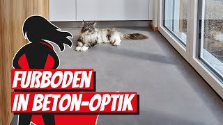 Fußboden in BetonOptik  Bauhelden [upl. by Osber]