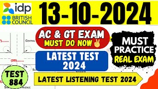 IELTS Listening Practice Test 2024 with Answers  13102024  Test No  884 [upl. by Yun720]