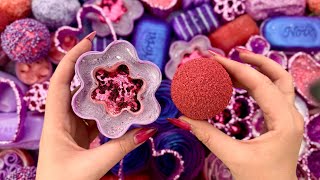 Very Satisfying ASMR Video  Crushing soap boxes with starch and foam  Clay cracking  Cutting soap [upl. by Tricia]