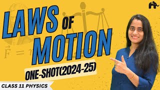 Laws of Motion Class 11 Physics Chapter 4 One Shot  New NCERT CBSE [upl. by Olathe]