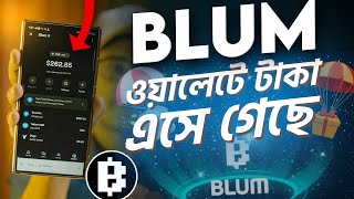 Blum ওয়ালেটে টাকা এসে গেছে। Blum airdrop wallet update amp withdraw [upl. by Asirrak]