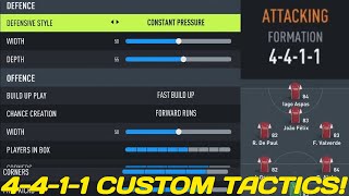 FIFA 22  THE MOST META 4411 STARTER CUSTOM TACTICS AND PLAYER INSTRUCTIONS  FIFA 22 Ultimate Team [upl. by Nolek334]