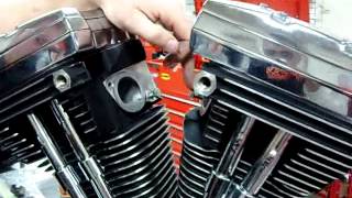 Part 11 How to install an intake manifold on Harley Davidson EVO SampS Jims Revtech [upl. by Natala]