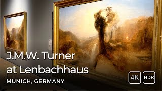 Revolutionary Artistry Unveiled JMW Turner Exhibition at Lenbachhaus Munich  4K HDR Tour [upl. by Dahsar]