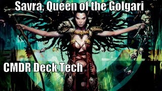 Shauns Savra Queen of the Golgari CMDR Deck EDH  Commander  Magic the Gathering [upl. by Inoy128]