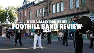 Deer Valley HS Drumline  Foothill Band Review 2024 [upl. by Llennhoj]