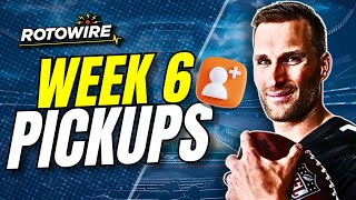 15 Players Experts Are Adding on the Waiver Wire Heading into Week 6 of Fantasy Football [upl. by Lrig]