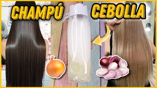 CRECE TU CABELLO EN 1 SEMANA CON ESTE CHAMPÚ DE CEBOLLA CASERO  NatyGloss [upl. by Eusassilem]