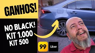 UBER POSTADORES DE GANHOS uber uberblack ganhos [upl. by Einnhoj]