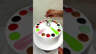 3kg Cake मैं कटूंगी Rainbow 🌈 Colour Cake cakedesign youtubeshorts shorts art food video [upl. by Azitram]