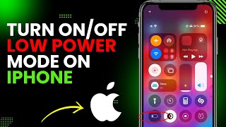 How to Turn onoff Low Power Mode on iphone in 2024 ios 18 [upl. by Lotsirhc]