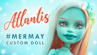 Atlantis • SHINee tribute • MERMAY Monster High OOAK • Custom Doll Tutorial [upl. by Okuy]