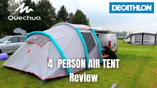 ⛺Quechua Air Seconds 41  4 Person Tent  Setting Up and Packing Away😲 [upl. by Arbas]