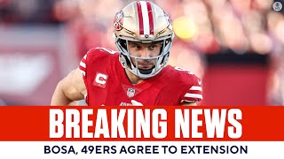 Nick Bosa agrees to 5year 170M extension with 49ers  CBS Sports [upl. by Horatio]