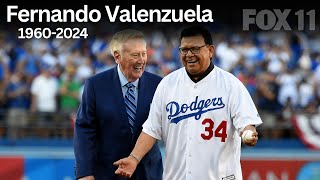 Fernando Valenzuela dies at 63 Fernandomanía Por Siempre [upl. by Furr]