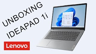 Lenovo Ideapad 1i 140quot Laptop Unboxing MatrixPRO Tech Channel [upl. by Neibart]