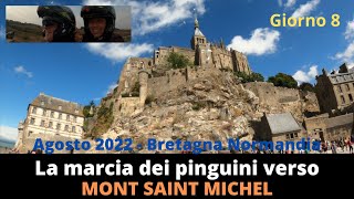 8 Bretagna Normandia in MOTO  Assalto a MONT SAINT MICHEL  Viaggio in moto in coppia 2022 [upl. by Elyk]