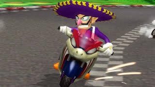 Taco Stand Waluigi in Mario Kart Wii [upl. by Korella659]