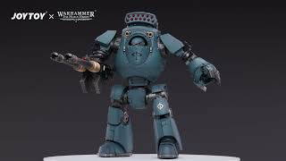 Sons of Horus Contemptor Dreadnought with Gravis Autocannon  JoyToy Warhammer Joytoy warhammer [upl. by Adnohsak]