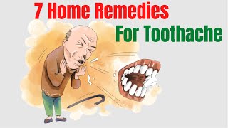 7 Natural Remedies For A Toothache  Toothache Relief [upl. by Laurice]