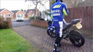 Yamaha YZF R125 GPR Deeptone exhaust [upl. by Yojal]