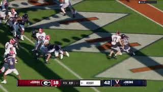 CFB 25 Heisman Hopefuls S3 UGA  UVA [upl. by Hutt]