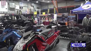 Maines Snowmobile Show opens its gates [upl. by Fredelia]