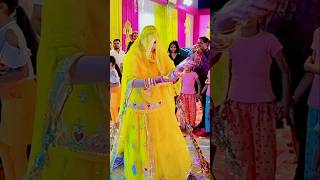 💃Rajputi Wedding Dance💃ghoomar rajputiweddingweddingdancewedding rajasthanishortsytshorts [upl. by Einahpet]