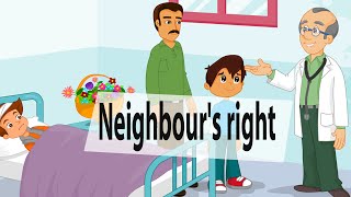 Neighbours right  Islamic cartoon for kids [upl. by Ecargyram]