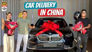 EP 121  പുതിയ വണ്ടി  Brand New BMW i5 Car Delivery in China  How Chinese People Deliver the Car [upl. by Rapsag747]