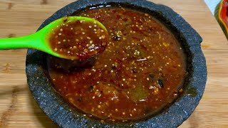 SALSA TAQUERA DE TOMATE Y CHILE MORITAriquísima [upl. by Tallbott]