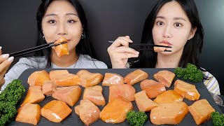 ASMR❌우당탕탕 노랑가오리애 먹방🤪 리비랑 콜라보💛 Real Sound MUKBANG  ASMR  EATING SHOW [upl. by Assirem254]